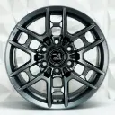 RIN 17X9 6-139.7 R1 SPORT QC1539 MATTE GUNMETAL ET0 CB106.1