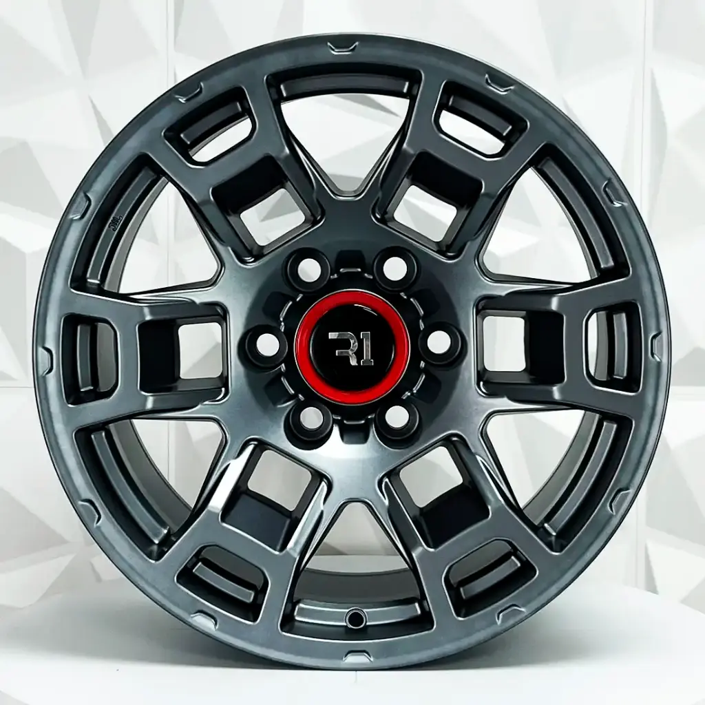 RIN 17X8 6-139.7 R1 SPORT QC656 MATT GUNMETAL ET15 CB106.1