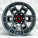 RIN 17X8 6-139.7 R1 SPORT QC656 MATT GUNMETAL ET15 CB106.1
