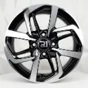 RIN 14X5.5 4-100 R1 SPORT 4040 BLACK MACHINE FACE ET35 CB73.1