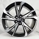 RIN 17X7.5 5-100 R1 SPORT 5651 BLACK MACHINE FACE ET35 CB73.1