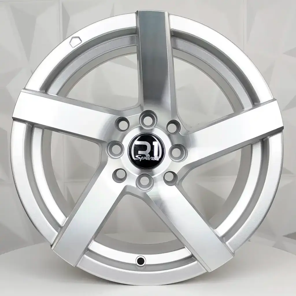RIN 15X7 4-100/114.3 R1 SPORT 5836 SILVER MACHINE FACE ET30 CB73.1