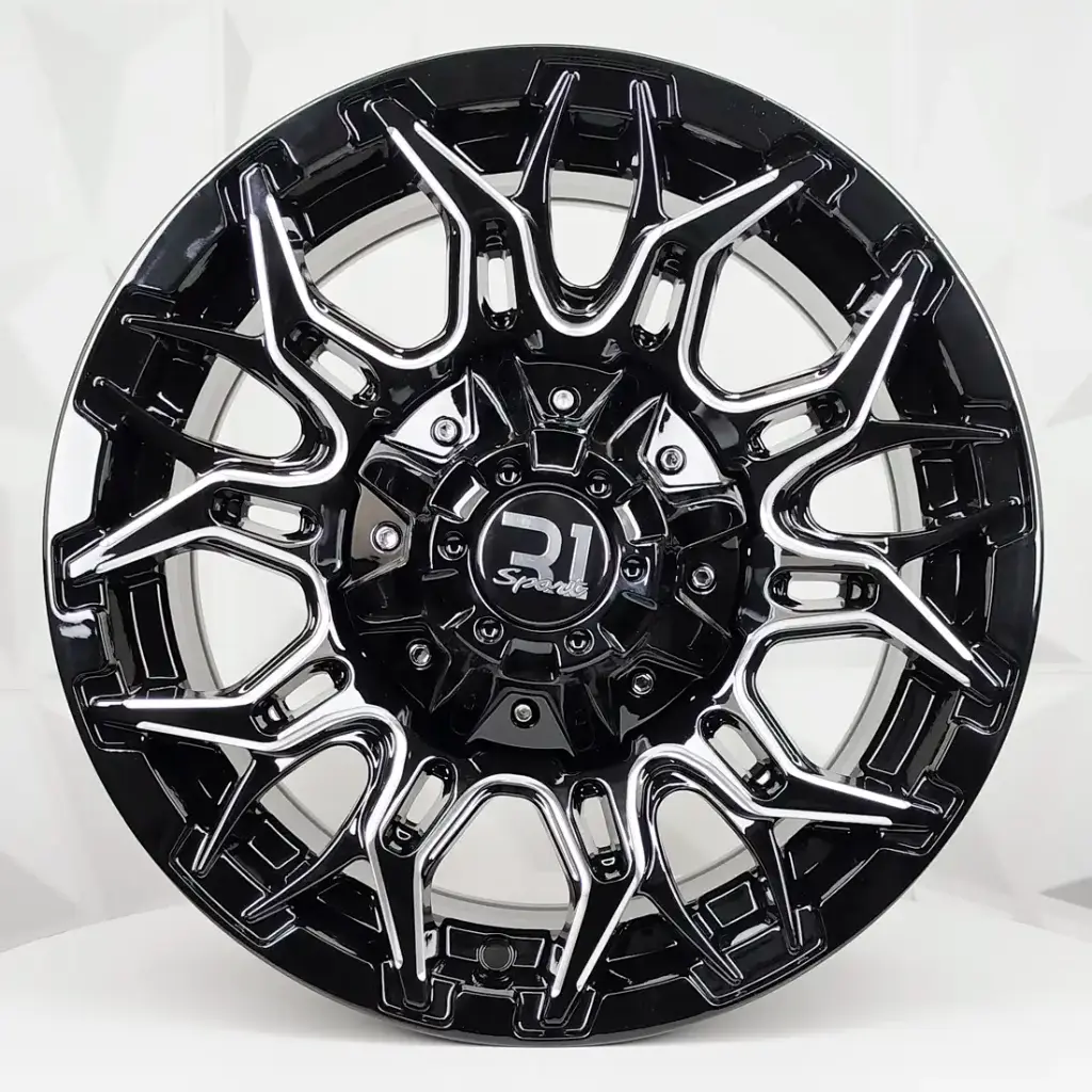 RIN 15X7 6-139.7 R1 SPORT 1006 BLACK MILLING ET0 CB106.1
