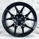 RIN 15X7 5-100 R1 SPORT 1022 MATT BLACK ET35 CB67.1