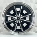 RIN 17X6.5 4-130 R1 SPORT VM18 BLACK MACHINE FACE MACHINE LIP ET5 CB80.9