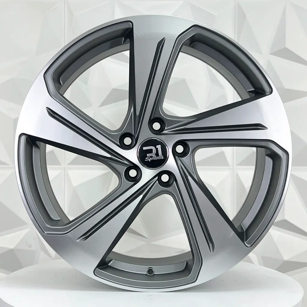RIN 19X8 5-112 R1 SPORT FBX340-9 MATT GUNMETAL MACHINE ET40 CB66.5