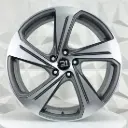 RIN 19X8 5-112 R1 SPORT FBX340-9 MATT GUNMETAL MACHINE ET40 CB66.5