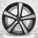 RIN 22X10 5-130 R1 SPORT PH032 BLACK MACHINE FACE ET48 CB71.6