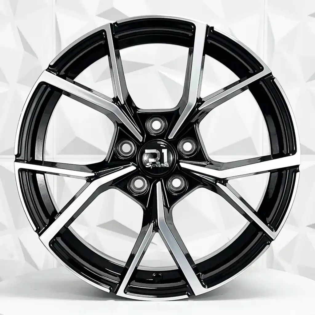 RIN 19X8 5-112 R1 SPORT H3112F MACHINE BLACK ET38 CB57.1