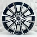RIN 17X7.5 6-139.7 R1 SPORT H824F MACHINE BLACK ET25 CB106.1