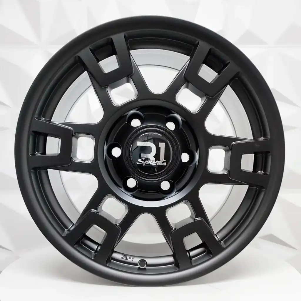 RIN 17X8 6-139.7 R1 SPORT QC615C MATT BLACK ET5 CB106.1