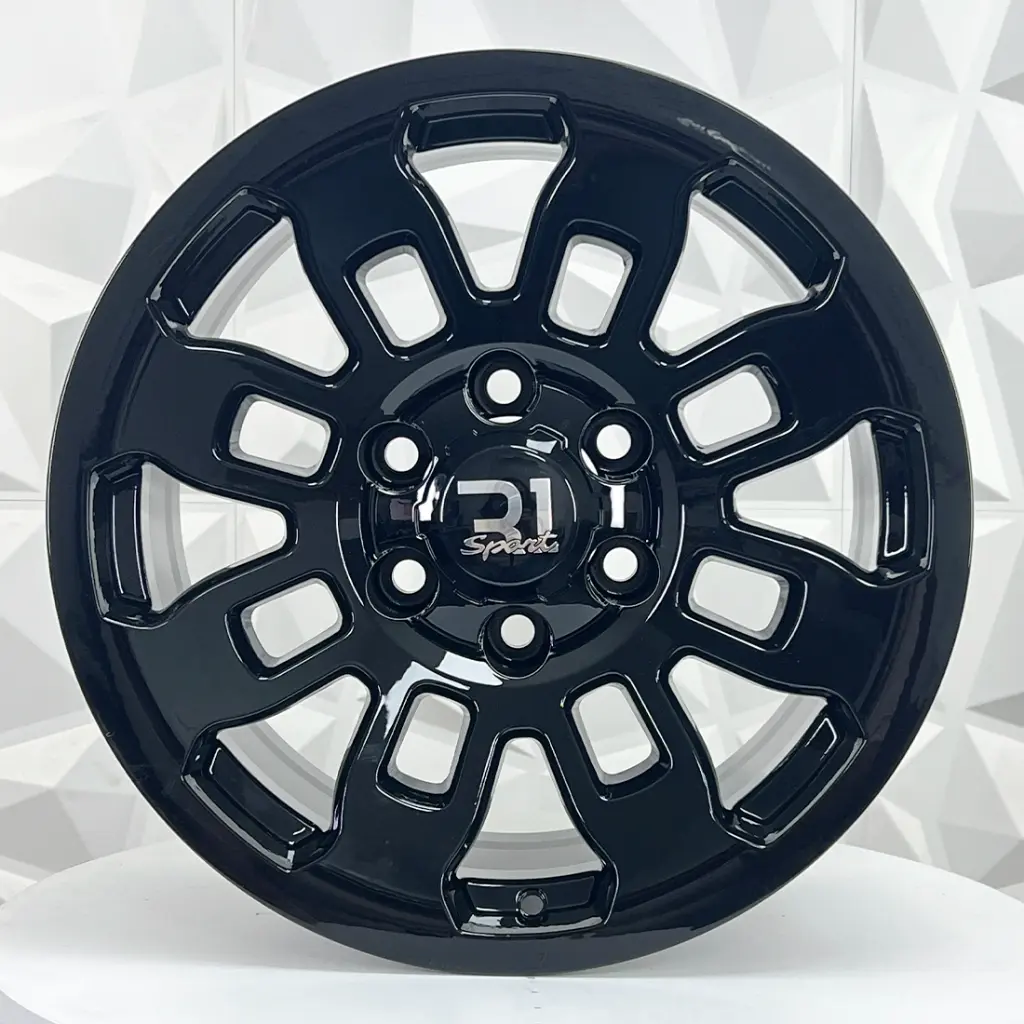 RIN 17X9 6-139.7 R1 SPORT QC1262 BLACK ET0 CB106.1