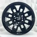 RIN 17X9 6-139.7 R1 SPORT QC1262 BLACK ET0 CB106.1
