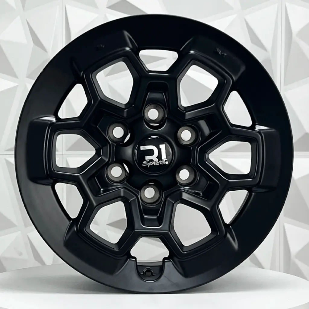 RIN 17X8 6-139.7 R1 SPORT H3210F MATTE BLACK ET25 CB106.1