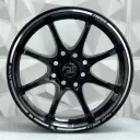RIN 15X7 4-100/114.3 R1 SPORT X089 BLACK ML MACHINE LINE ET35 CB73.1