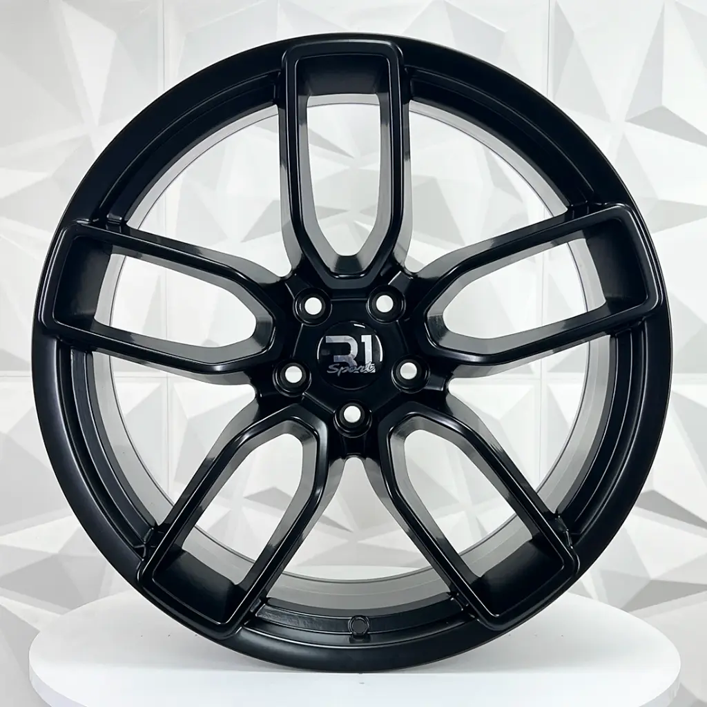 RIN 20X9.5 5-115 R1 SPORT 5457 MATE BLACK ET15 CB71.5