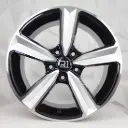 RIN 16X7 5-112 R1 SPORT HXX057B BMF+MILLING SPOKE FACE WINDOW ET40 CB73.1