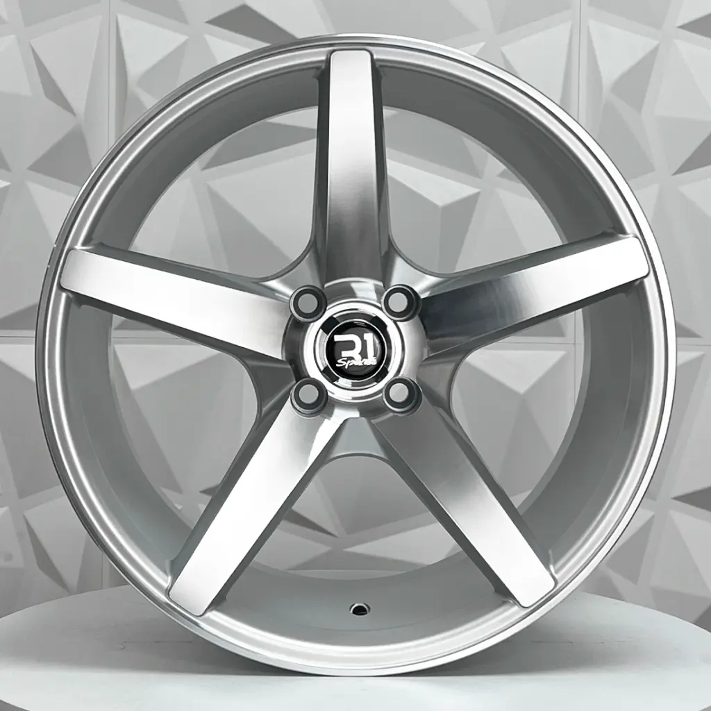 RIN 17X8 5-100 R1 SPORT 367 SILVER MACHINE ET30 CB73.1