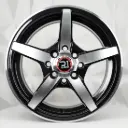 RIN 14X6 4-100/114.3 R1 SPORT 359 BLACK MACHINE ET25 CB73.1