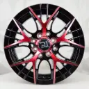 RIN 14X5.5 4-100/114.3 R1 SPORT RGW02 MACHINE BLACK+FACE RED ET38 CB73.1