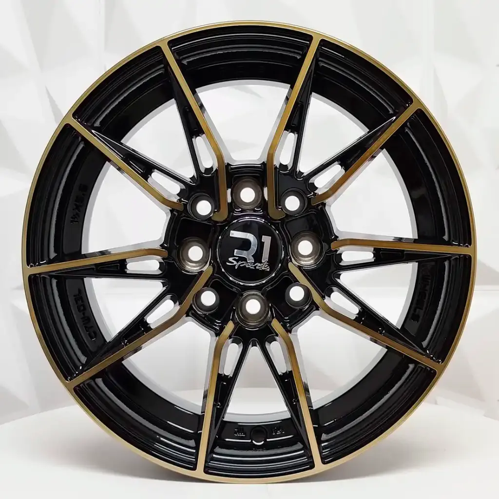 RIN 13X5.5 4-100/114.3 R1 SPORT RGW06 MACHINE BLACK+BRONCE ET35 CB73.1