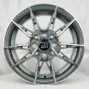 RIN 14X5.5 4-100/114.3 R1 SPORT RGW06 GUNMETAL MACHINE FACE  ET38 CB73.1