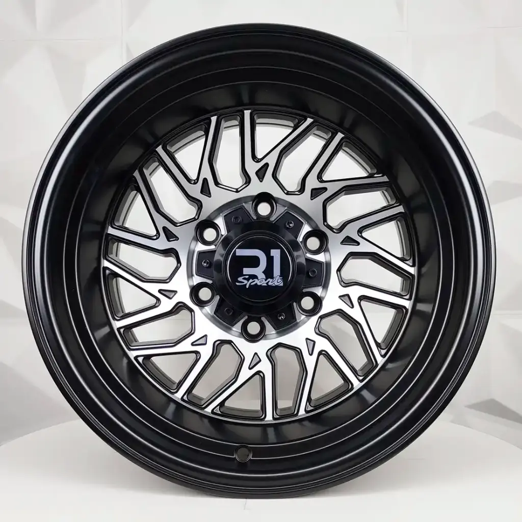 RIN 15X10 6-139.7 R1 SPORT RGW635 MATT BLACK MACHINE FACE ET-44 CB110
