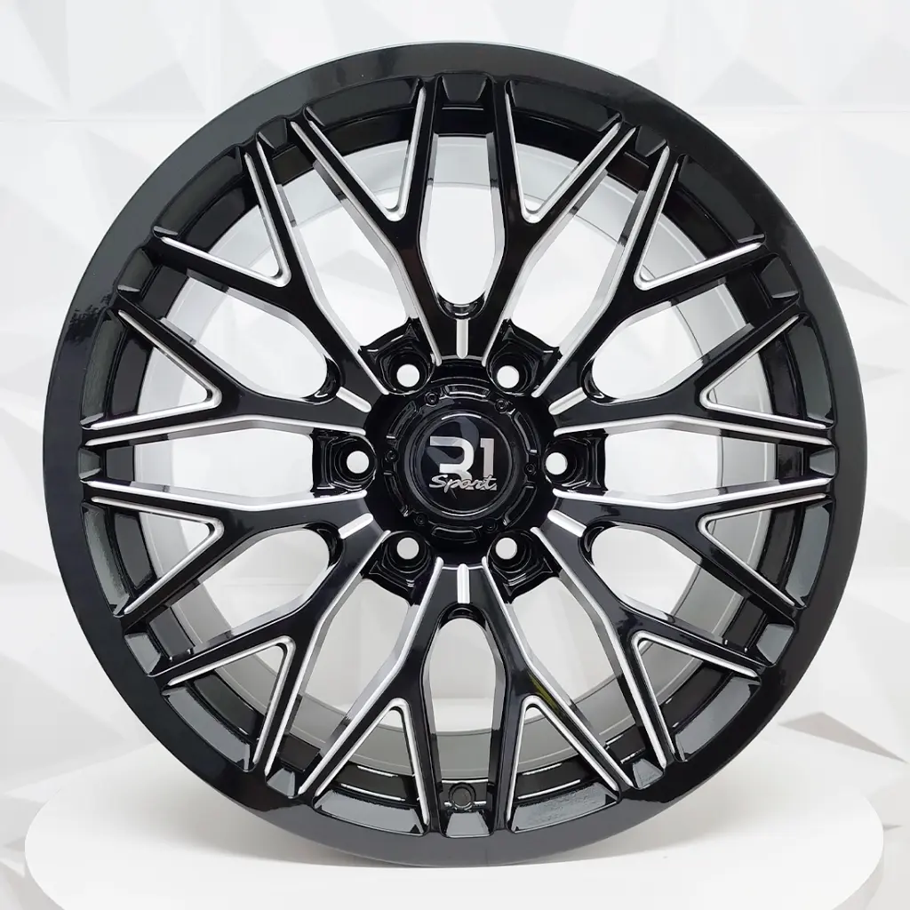 RIN 20X9 6-139.7 R1 SPORT 634 BLACK+MILLING ET15 CB110