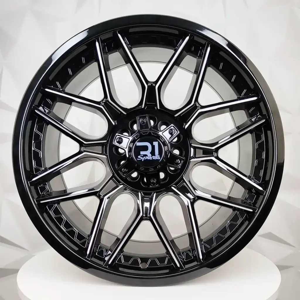 RIN 20X10 5-127/135 R1 SPORT 892 GLOSS BLACK MILLING ET-19 CB87.1