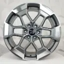 RIN 17X7 6-114.3 R1 SPORT DX406 GUNMETAL MACHINE FACE ET35 CB66.1