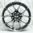 RIN 16X7 4-100 R1 SPORT DX221 HYPER BLACK ET38 CB73.1