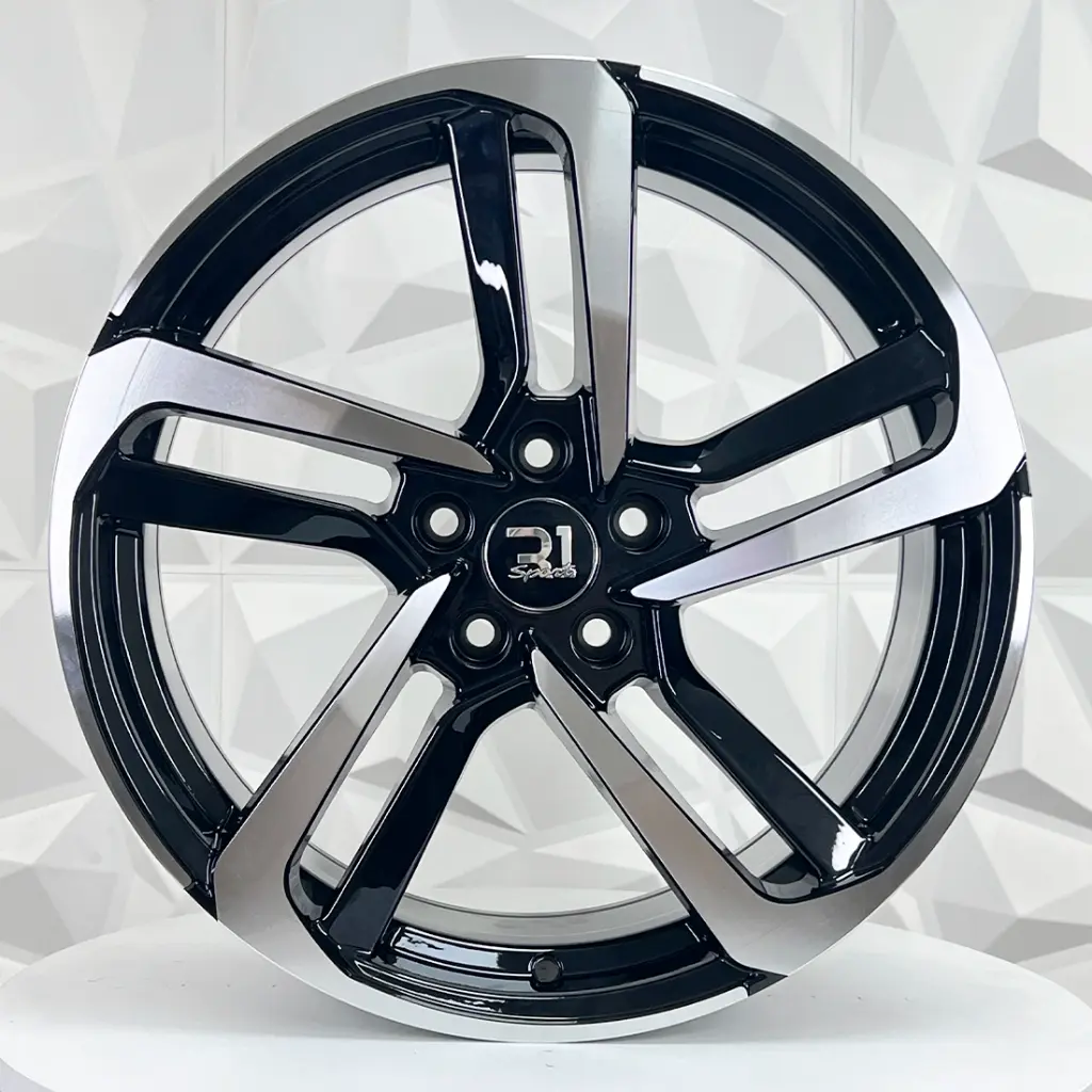 RIN 19X8.5 5-114.3 R1 SPORT GL194 BLACK MACHINE FACE  ET35 CB73.1