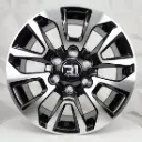 RIN 17X7.5 6-139.7 R1 SPORT H887F MACHINE BLACK ET25 CB106.1
