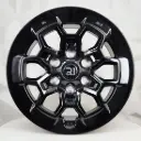 RIN 17X8 6-139.7 R1 SPORT H3210F GLOSS BLACK ET25 CB106.1