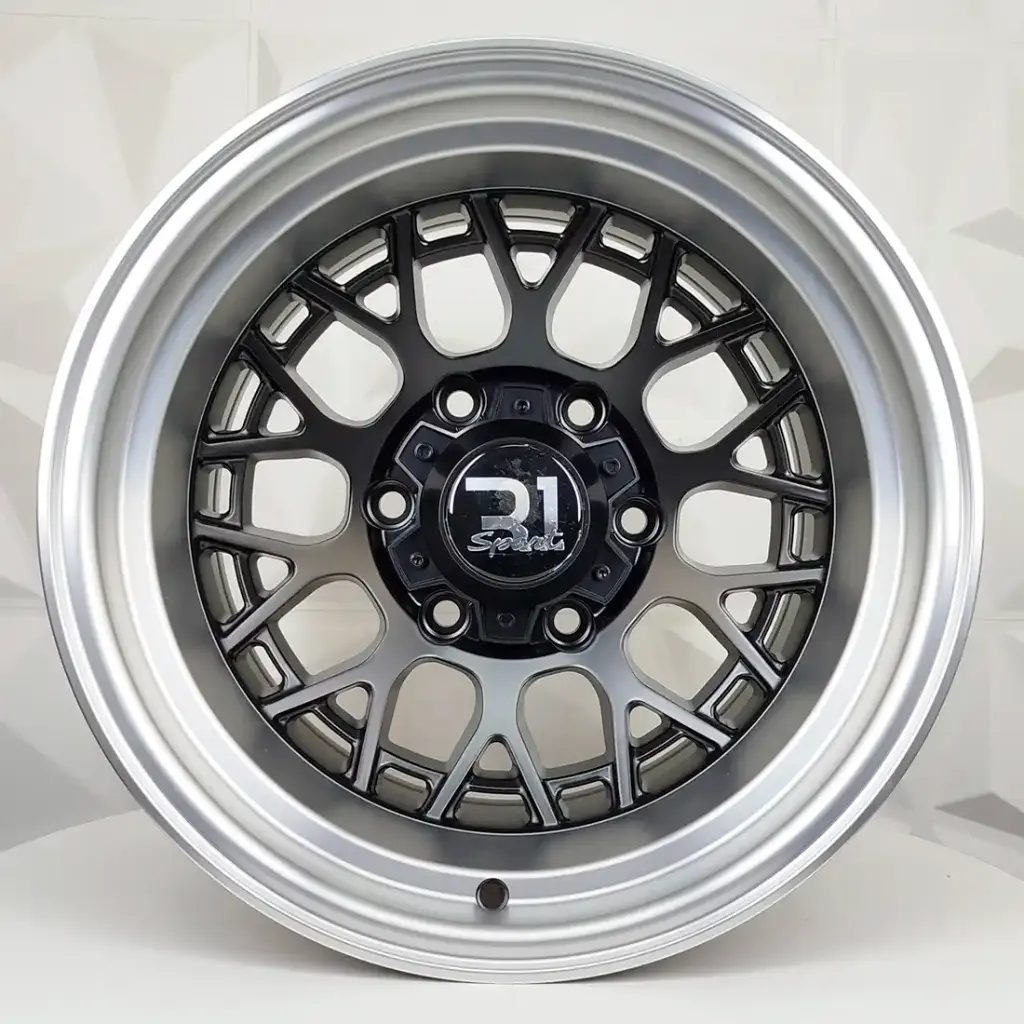RIN 15X10 6-139.7 R1 SPORT RGW508 MATT BLACK+LIP ET-44 CB110