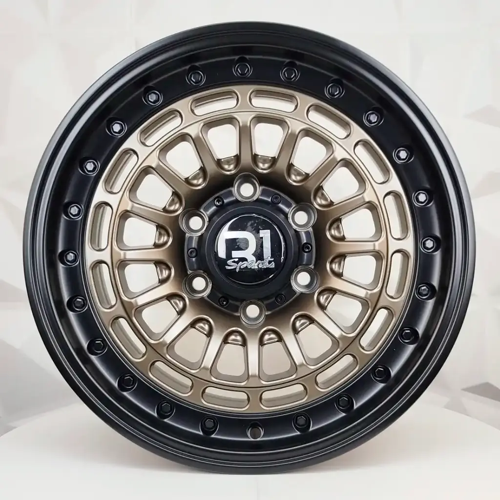 RIN 16X8 6-139.7 R1 SPORT RGW8877 MATT BRONZE+BLACK LIP ET0 CB110