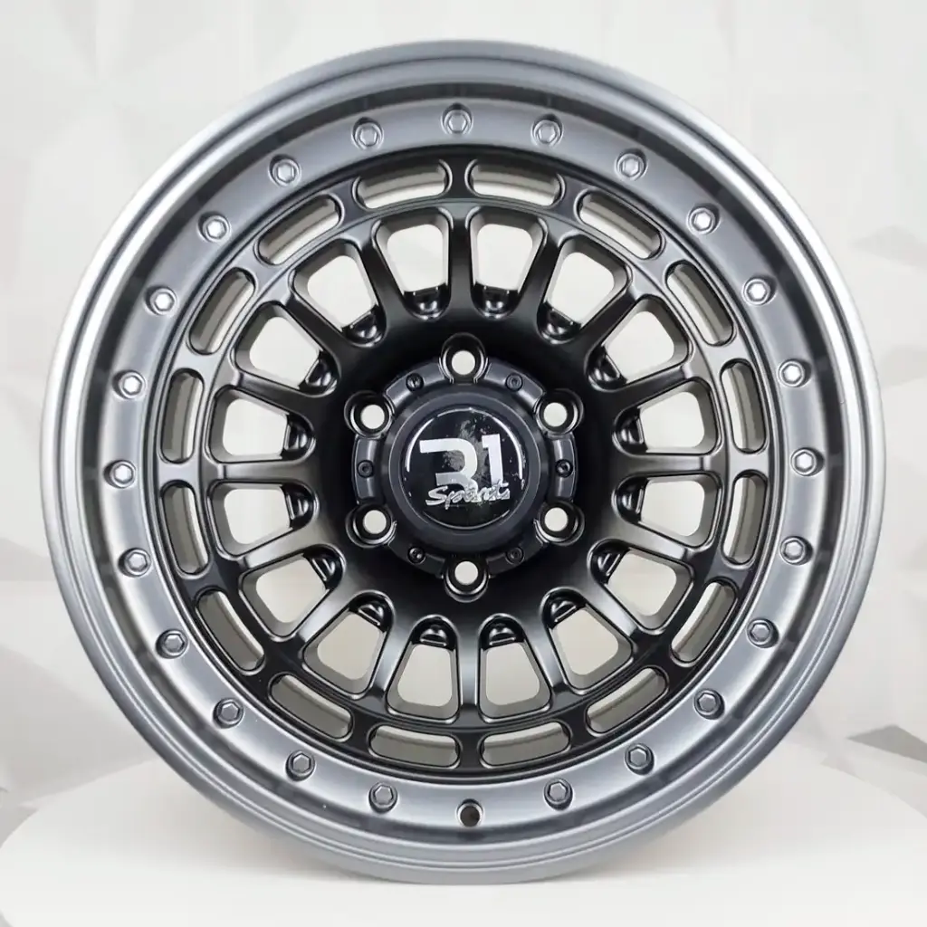 RIN 17X9 6-139.7 R1 SPORT RGW8877 MATT BLACK+GREY LIP ET0 CB110