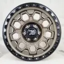 RIN 17X9 6-139.7 R1 SPORT RGW70579 MATTE BRONZE+BLACK LIP+CHROME RIVETS* ET0 CB110