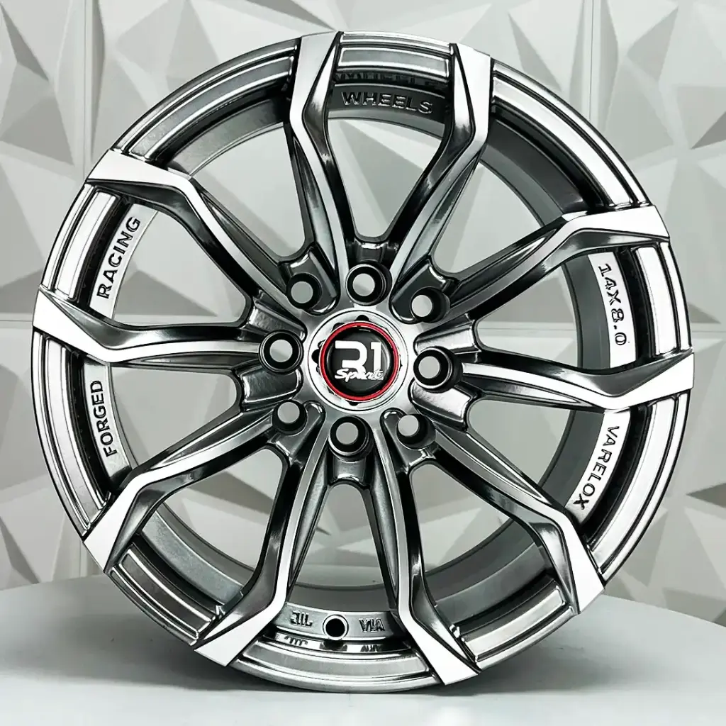 RIN 14X8 4-100/114.3 R1 SPORT 363 HYPER BLACK MACHINE FACE ET0 CB73.1