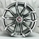RIN 14X8 4-100/114.3 R1 SPORT 363 HYPER BLACK MACHINE FACE ET0 CB73.1