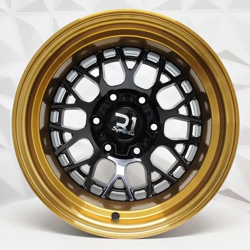 RIN 15X10 6-139.7 R1 SPORT RGW508 BLACK LIP+BRONZE+LIP* ET-44 CB110