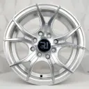 RIN 13X6 4-100/114.3 R1 SPORT QC5107 SILVER MACHINED FACE ET30 CB73.1