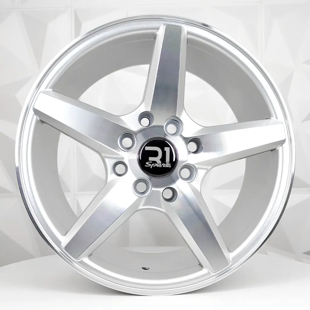 RIN 17X8 4-100/108 R1 SPORT QC5154 SILVER MACHINED FACE ET35 CB73.1