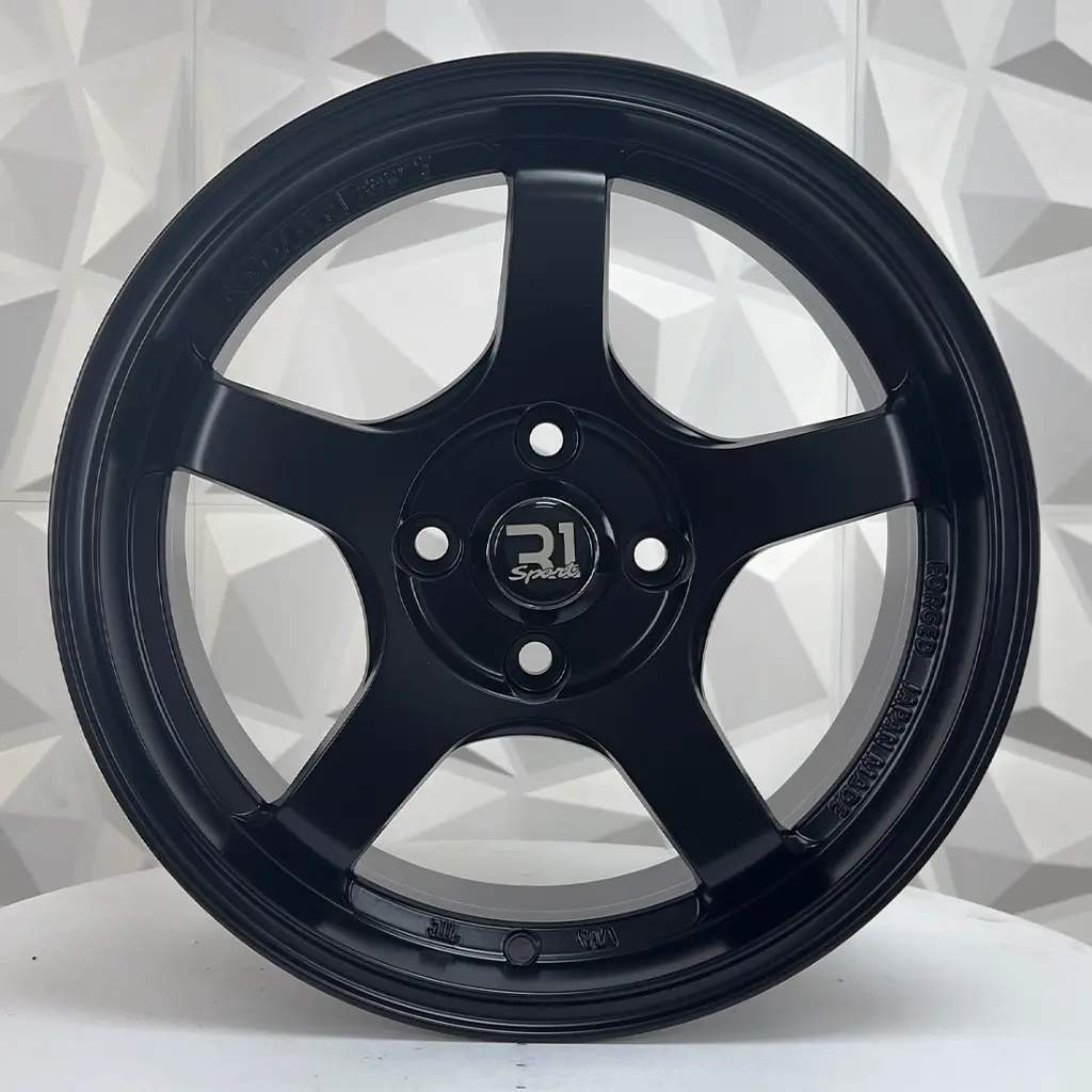 RIN 15X7 5-100 R1 SPORT GL165 MATTE BLACK ET35 CB73.1
