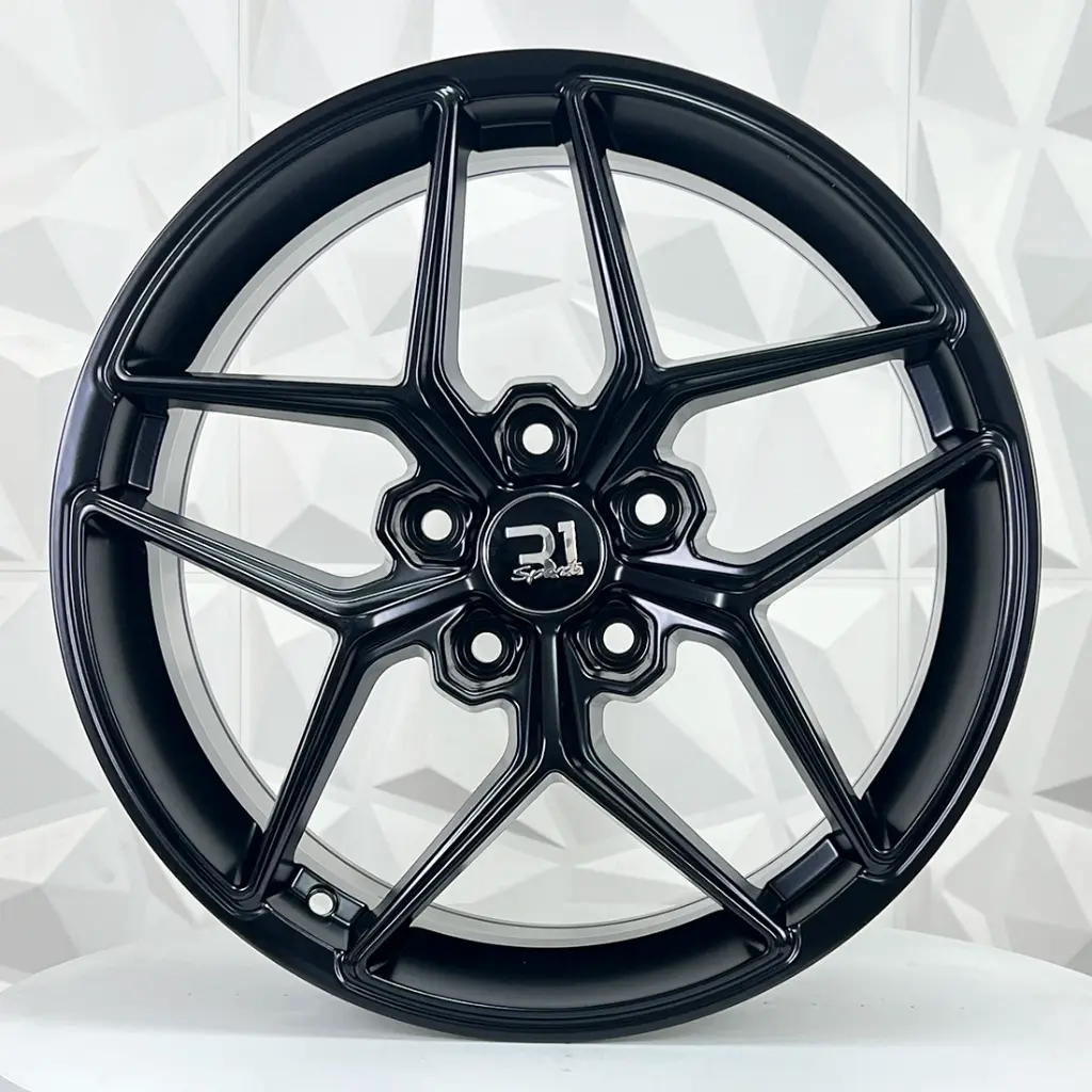 RIN 19X8.5 5-112 R1 SPORT GL477 MATTE BLACK ET38 CB66.45 