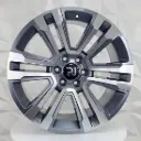 RIN 22X9 6-139.7 R1 SPORT G10 GUNMETAL MACHINE FACE ET24 CB78.1