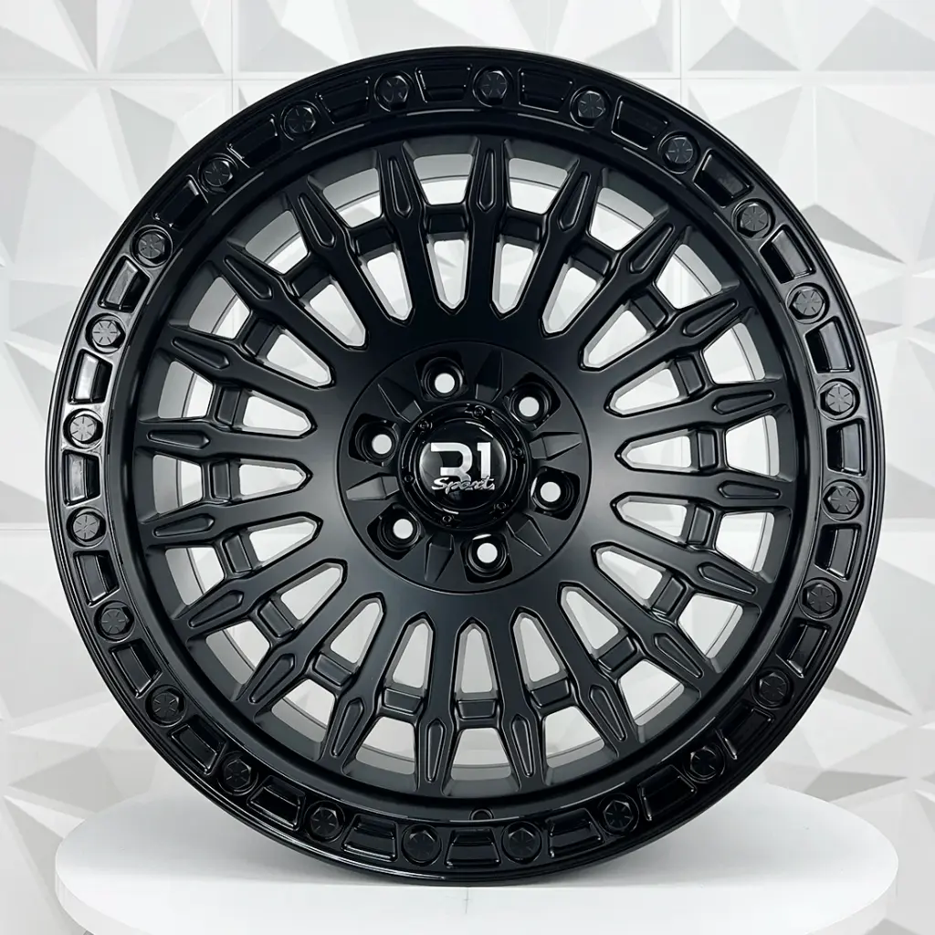RIN 20X10 6-135/139.7 R1 SPORT 873 SATIN BF+GLOSS BL RIVETS ET-12 CB110