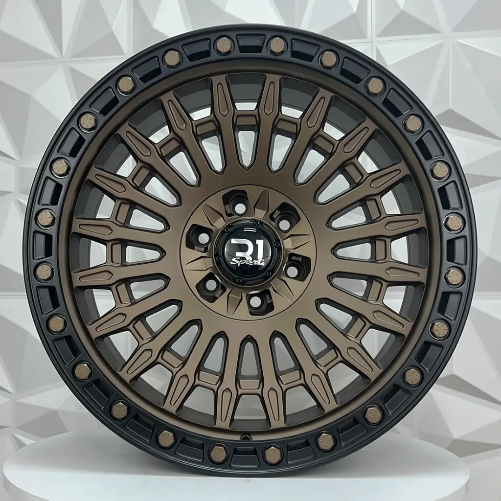 RIN 20X10 6-135/139.7 R1 SPORT 873 SATIN BRONZE FACE+SATIN BLACK LIP RIVETS ET-12 CB110