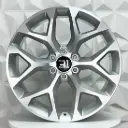 RIN 26X10 6-139.7 R1 SPORT 208 SILVER MACHINE FACE ET31 CB78.1