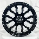 RIN 20X10 6-114.3 R1 SPORT QC1500 BLACK MACHINE FACE+MILLING ET0 CB83